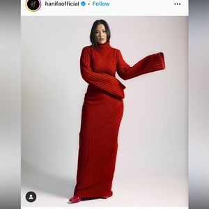 Hanifa dee crop sweater